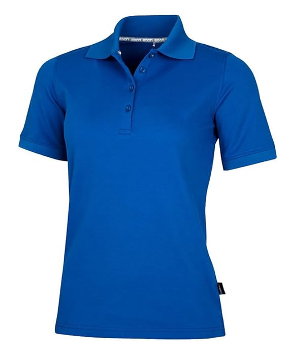 agon – Premium Damen Pique Polo-Shirt, bügelfrei, Coolmax, Coldblack, UV-Schutz, Geruchsblocker, atmungsaktiv, Kurzarm