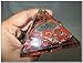 Jet International Exquisite A++ Red Jasper Flower of Life Chakra Orgone Pyramid Crystal Gemstones Copper Metal Mix Rare Healing Positive Energy Tetrahedron Sacred Geometry Memory