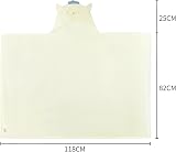 Bebamour Baby Hooded Towel 25x25 White Chicken 0-6 Years view 3