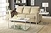 Convenience Concepts Palm Beach End Table with Shelf and Removable Trays, White