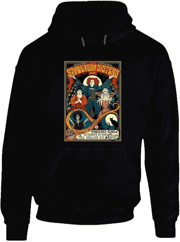 Sanderson Sisters Vintage Hoodie. Amazon.co.uk Clothing