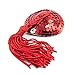 MSsmart(TM) 4 Pair Sexy Silicone Bling Sequins Heart Shape Tassel Nipple Pasties