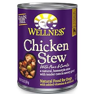 Wellness Thick & Chunky Natural Wet Grain Free Canned Dog