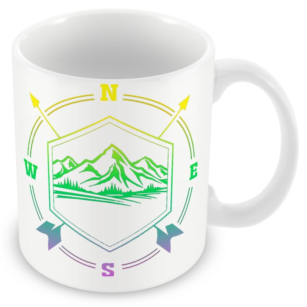 Compass Mug for Travellers