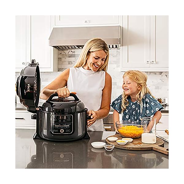Ninja Foodi Multi-Cooker [OP300UK], 7-in-1, 6L, Electric Pressure Cooker and Air Fryer, Grey and Black