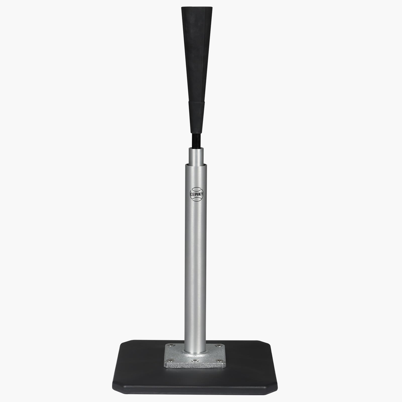 Photo 1 of (missing base) CEPHKY Portable Baseball Tee, Batting Tee for Baseball | Softball, Adjustable Height 24" to 46", Tee Ball Stand with Weighted Base, Flexible Rubber Top, Hitting Tee for Kid/Youth/Adult, Easy Assembly