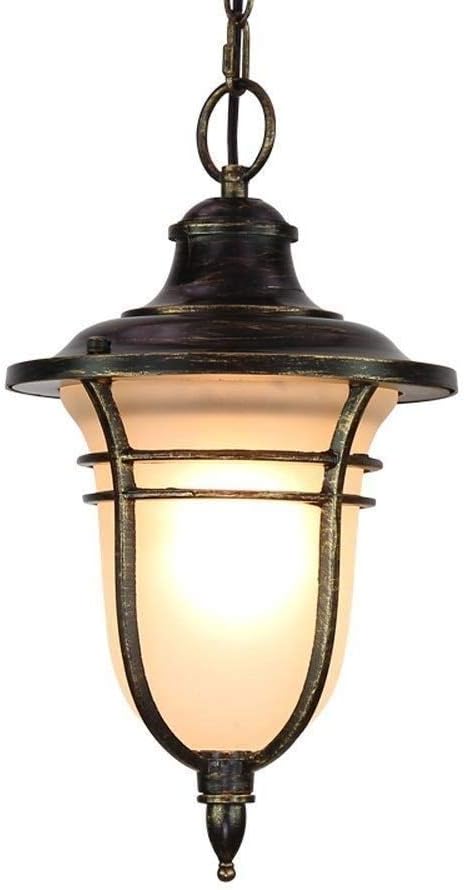 ZSAIMD Nordic rústica Salón de la lámpara, luz de techo de cristal