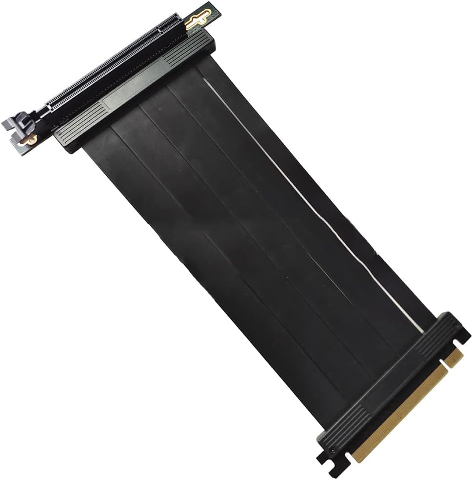 Dawafit PCIe 4.0 16X Riser Cable 90 Degree 10cm Graphics Card GPU Extension