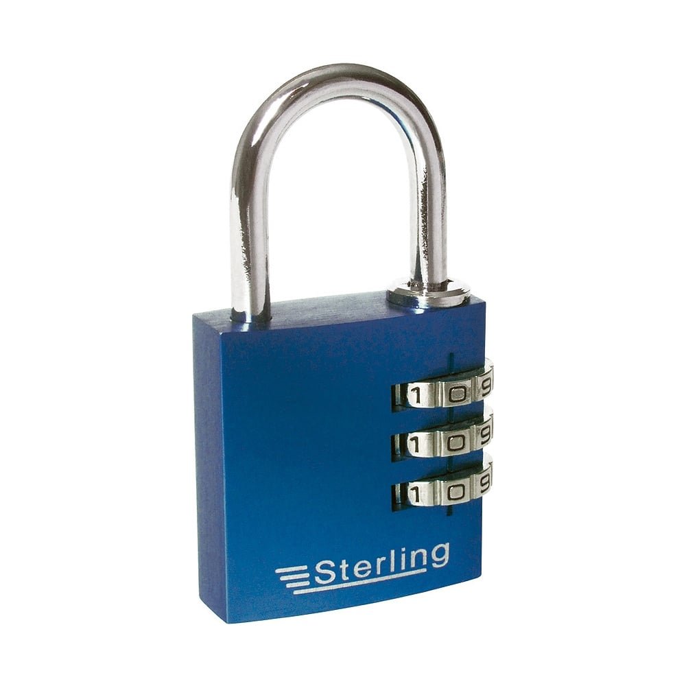 Sterling Combination Padlock(assorted colors) — image 1