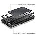 Vofolen Sliding Cover for iPhone 5C Case Wallet Card Slot Holder Bumper for iPhone 5C (Black)