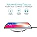 Wireless Charger, NXET QI Wireless Charging Pad for Apple iPhone X/iPhone 8/8 Plus, Samsung Galaxy Note 8/Note 5, S6 S7 Edge S8 S8+, Google Nexus 4/5/6 and All Qi-Enabled Devices (Clear)