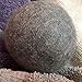 Organic Wool Dryer Balls - 100% Pure New Zealand Wool - Handmade Felted - Natural Fabric Softener - Best Eco-friendly Reusable Alternative To Dryer Sheets - Great For Cloth Diapers - 6 Pack XL (Grey)