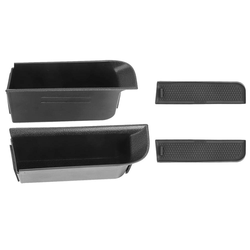 Door Box Tray, 2pcs/set black car Front Door Storage Box stowing and tidying Organizer box Container Fits for B Class W247/GLB-Class