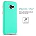 GUAGUA Samsung Galaxy A5 2017 Case Slim Lightweight Dual Layer Hybrid Hard PC Cover Soft Bumper Anti-Slip Shockproof Protective Phone Cases for Samsung Galaxy A5 2017(5.2 inch) Mint Green