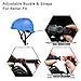 Glaf Toddler Helmet 2-4 Years Kids Bike Helmets for 8-14 Years Old Baby Girls Boys Multi-Sport Helmet Adjustable Skateboard Bicycle Helmet Lightweight 3 Sizes for Toddler to Youth (Blue, Medium)