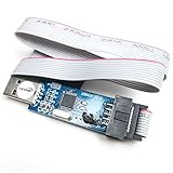 HiLetgo 51 AVR ATMEGA8 Programmer USBasp USB ISP 10 Pin USB Programmer 3.3V/5V with Cable