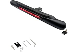 COBRA-TEK Heavy-Duty Trailer Hitch Step – Fits 2 Inch Receiver, Tow Hitch Step for Truck, SUV, or Jeep – Anti-Slip Rear Bumper Step for Easy Access to Cargo and Roof