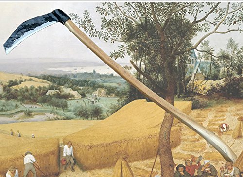 King of The Sickle-Ergonomic Billhook Brush Sickle Tools ,Long Handle Pure Steel Brush Tropical Sickle-Imported Steel With its Fine Sharpened Blade Clears Brush Fast. The Efficient Design With an Attractive & Ergonomic, Long Wood Handle Reduces Back