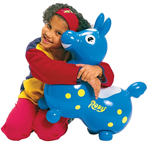 Gymnic / Rody Inflatable Hopping Horse, Blue