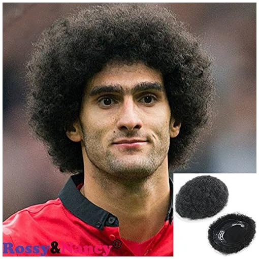 Rossy Nancy Brazilian Virgin Human Hair Afro Curl Toupee 10x8inch