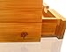 GOFOIT FBA_14135733 Solid 100% Bamboo Tea Box Natural Chest with Clear Hinged Lid, 8 Storage Sections with Expandable Drawer