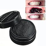 MEJOY Teeth Whitening Powder Black Activated Charcoal Teeth Whitening Powder