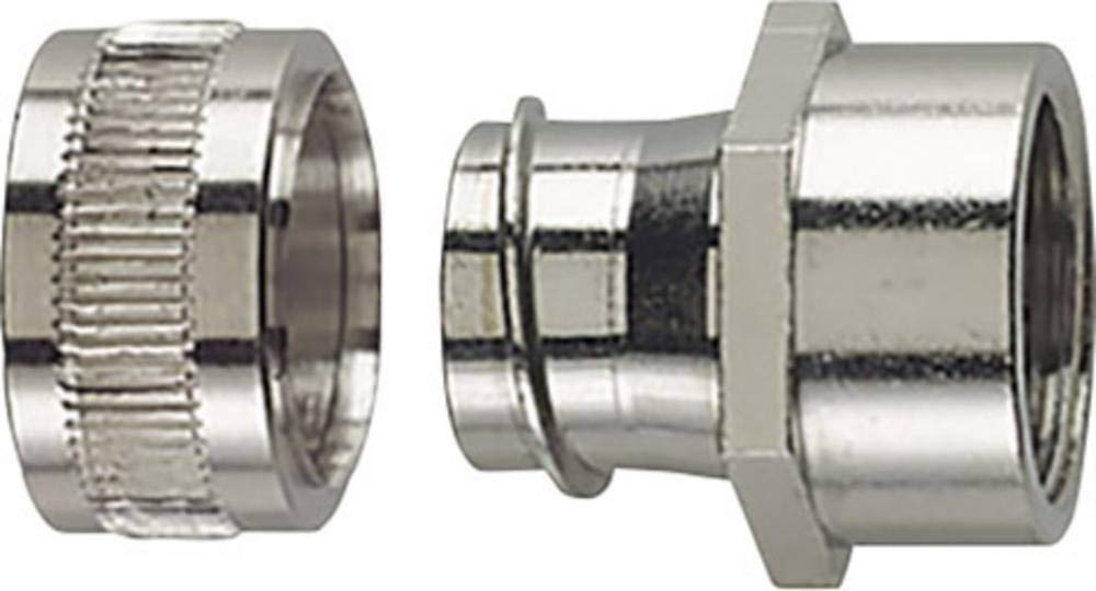 HellermannTyton 166-31300 PCS16-FF-M20-NPB-ML Hose Screw Connection Metal M20 Straight Pack of 1
