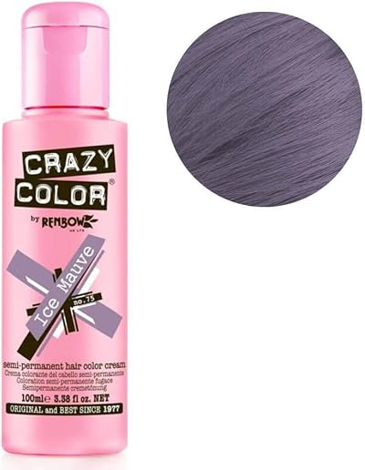 Crazy Color Ice Mauve Hair Tint 100 ml Semi-Permanent Colour