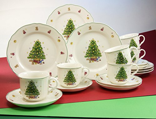 CreaTable, 16182, Serie TANNENBAUM Premium, Kaffeeservice 18-teilig – Bild 3