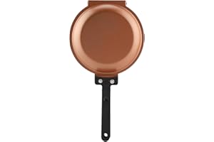 Double Sided Egg Frying Pan, Non-Stick Premium Iron Double Side Flip Pan Pancake Maker Household Kitchen Cookware for Pancake