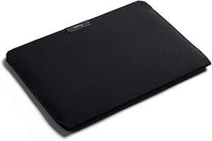 Bellroy Laptop Sleeve (Fits 14 Inch Laptop or MacBook, Slim Protective Case with Magnetic Closure) - Black