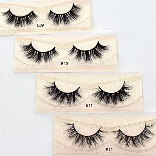 Mink Eyelashes Hand Made Crisscross False Eyelashes Cruelty Free Dramatic 3D Mink Lashes Long Lasting Faux Cils For Makeup Tools E10