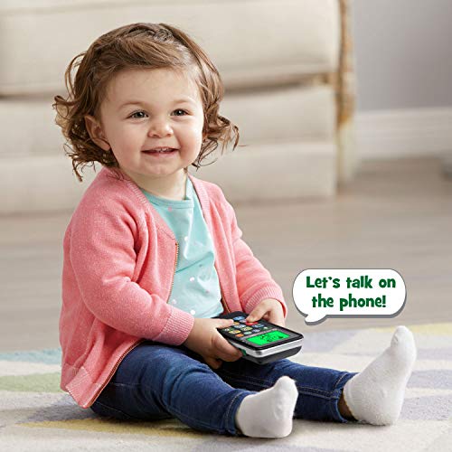 51jmtz1P5rL - LeapFrog Chat and Count Emoji Phone, Black
