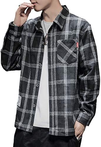 チェックシャツ メンズ 長袖 カジュアル 大きいサイズ ボタンダウン フランネルシャツ オシャレ 春秋