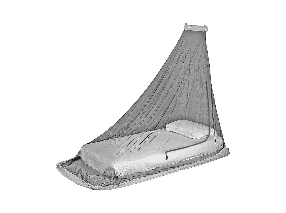 Lifesystems Expedition SoloNet Single Mosquito Net With Ultra-Fine Black Netting And Built-In Groundsheet