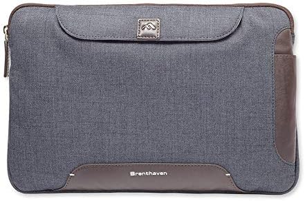 Brenthaven Collins Sleeve Plus With Dedicated Slot Fits 11 Inch Laptops, Tablets for Commercial, Business, Office Use – Indigo, Durable, Rugged Protection from Impact and Compression