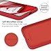 SURPHY Silicone Case for iPhone Xs Max Case, Soft Liquid Silicone Shockproof Phone Case (with Microfiber Lining) Compatible with iPhone Xs Max (2018) 6.5 inches (Red)