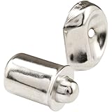 Nickel Plated Shower Door Bullet Catch - Package