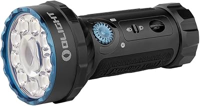 OLIGHT Marauder Mini Rechargeable 7000 Lumen 600m Flood Spot Torch IPX8 Black