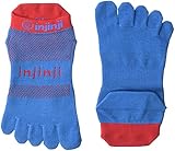 Injinji Run Original Weight No Show Xtralife Super Hero Socks