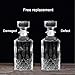 Decanter, Whiskey Decanter, Lead-Free Liquor Decanter 750ml, Glass Decanters For Alcohol