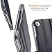 MoKo Case Fit 2018/2017 iPad 9.7 6th/5th Generation/iPad Air/iPad Air 2 Tablet - Slim Folding Stand Folio Cover Case with Document Card Slots, Multiple Viewing Angles, Indigo