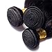 Syabeca 10A Brazilian Hair 3 Bundles Straight Hair 100% Unprocessed Brazilian Straight Human Hair Bundles Weave Hair Human Bundles Natural Black Color (16 18 20 Inch)