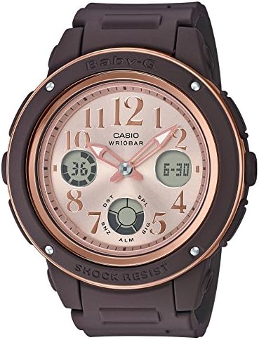 Casio BGA-150PG-5B1JF Women’s Watch, Navy & Brown