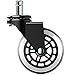 Office Rollerblade Style Office Chair Caster Wheel Replacement Black Set of 5 BIG SALE (Polyurethane)