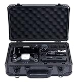 HUL Aluminum Hard Shell Carrying Case for DJI Spark with DJI Portable Charging Station and Controller