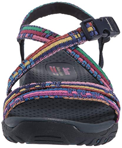 Skechers-Womens-Reggae-Sew-Me-Boho-Woven-Strappy-Slingback-Sandal
