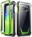 Galaxy S10e Rugged Clear Case, Poetic Full-Body Hybrid Bumper Cover, Support Wireless Charging, Includes Built-in-Screen Protector, Guardian Series, Case for Samsung Galaxy S10e 2019, Green
