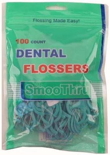 Wholesale DENTAL FLOSSETTES 100 CT ASSORTED COLORS