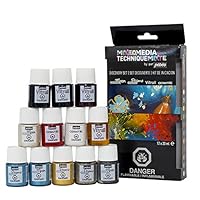 PEBEO Mixed Media Discovery Set, 12 x 20 ml Bottles